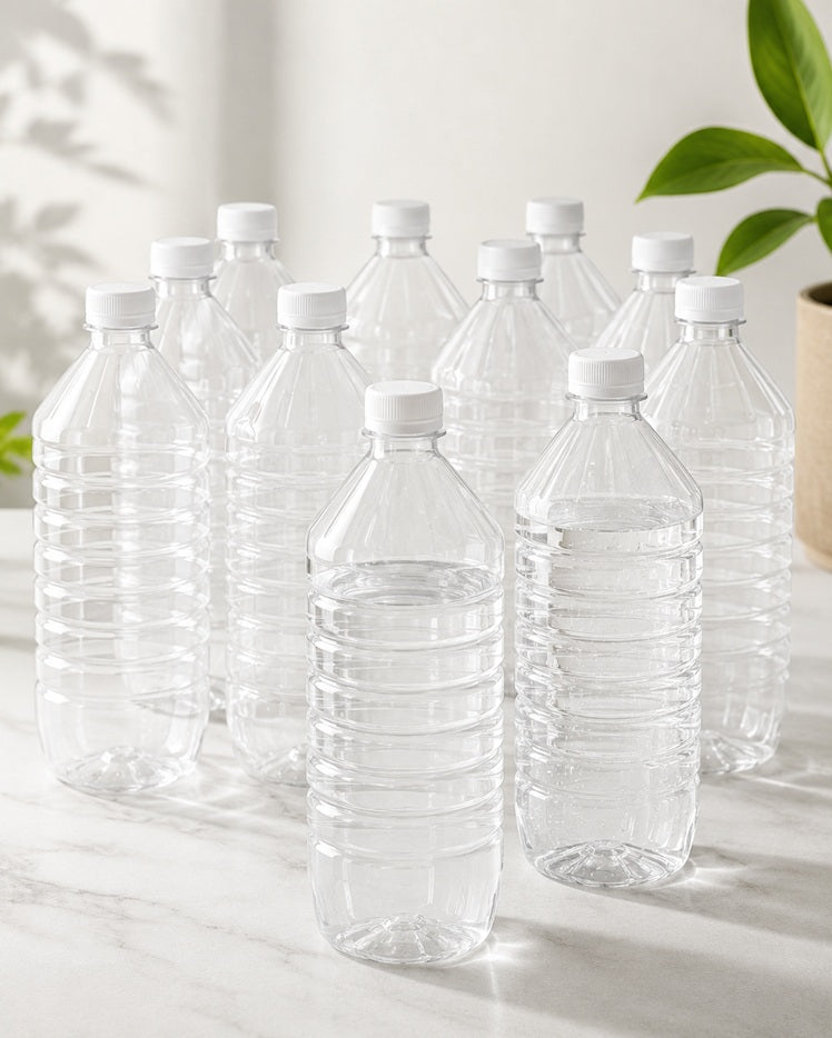 Botellas Pet Transparentes 1000cc Con Tapa