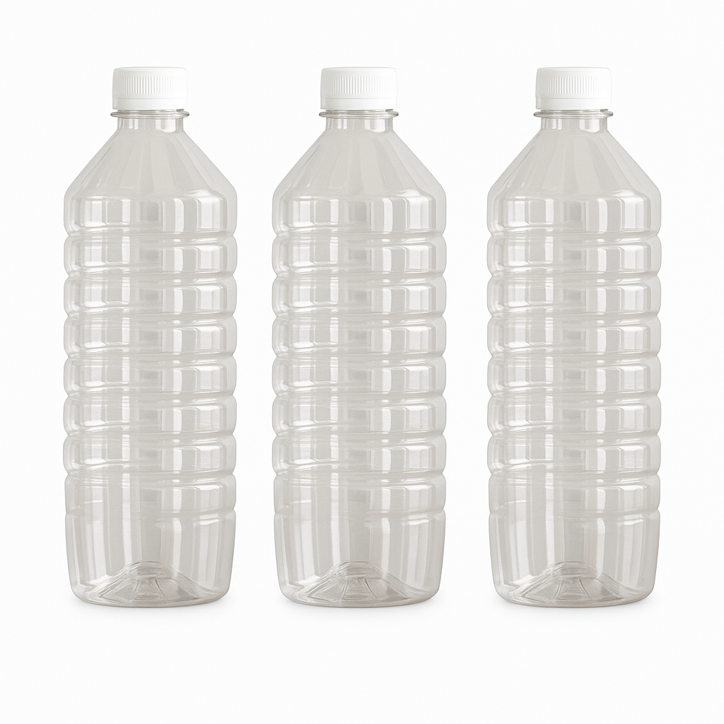Botellas Pet Transparentes 1000cc Con Tapa